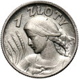 1. II RP, 1 złoty 1925, Żniwiarka, #PG