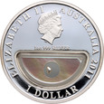 Australia, Elżbieta II, dolar 2011, Skarby Australii- Perły