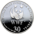 WWF, medal z 1986 roku, Indris Krótkoogonowy,  Srebro