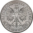 #AJ# Polska, II RP, 10 złotych 1933, Romuald Traugutt