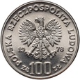 #AM# Polska, PRL, 100 zł 1978, Janusz Korczak, próba, nikiel