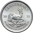 RPA, 1 Krugerrand 2021, uncja srebra