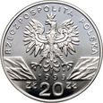 Polska, III RP, 20 złotych 1999, Wilki