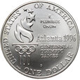 USA, 1 dolar 1996 D, Igrzyska w Atlancie- tenis