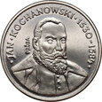 #AN# Polska, PRL, 100 zł 1980, Jan Kochanowski, próba, nikiel