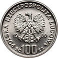 #AN# Polska, PRL, 100 zł 1980, Jan Kochanowski, próba, nikiel