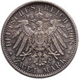 159. Niemcy, Saksonia, Wilhelm Ernest, 2 marki 1908 A