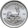 RPA, 1 Krugerrand 2021, uncja srebra