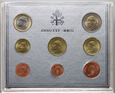 Watykan, Jan Paweł II, Zestaw monet od 1 centa do 2 euro, 2003