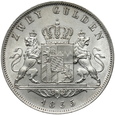 352. Niemcy, Bawaria, Maksymilian II, 2 guldeny, 1855