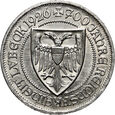 Niemcy, Republika Weimarska, 3 marki 1926 A, 700. lat Lubeki, Berlin