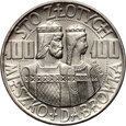 #AJ# Polska, PRL, 100 złotych 1966, PRÓBA, Mieszko i Dąbrówka