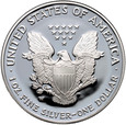 USA, 1 dolar 2006 W, Silver Eagle, stempel lustrzany (proof)