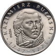 #AM# Polska, PRL, 100 zł 1976, Kazimierz Pułaski, próba, nikiel