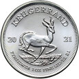 RPA, 1 Krugerrand 2021, uncja srebra