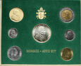 34. Watykan, zestaw 7 monet, od 10 do 1000 lirów, 1992