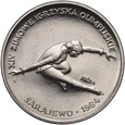 #AM# Polska, PRL, 200 zł 1984, Sarajewo, próba, nikiel