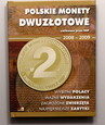 Polska, Komplet Monet 2-złotowych 2008-2009, dedykowany klaser #M