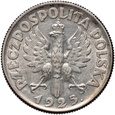 Polska, II RP, 2 złote 1925, Żniwiarka, Londyn, z kropką