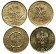 Polska, zestaw 4 x 2 złote, 1996