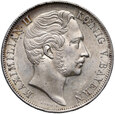 835. Niemcy, Bawaria, Maksymilian II, 2 guldeny 1855, Kolumna Madonny