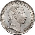 Austria, Franciszek Józef I, florin 1861 A, Wiedeń