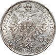 Austria, Franciszek Józef I, florin 1861 A, Wiedeń