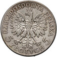 590. Polska, II RP, 5 złotych 1932, Głowa kobiety