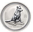 Australia, Elżbieta II,  dolar 2006, Rok psa, 1uncja srebra
