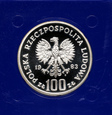 335. PRL, 100 złotych 1983, Niedźwiedź