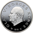 Norwegia, Olaf V, 100 koron 1991, Olimpiada Lillehammer 1994