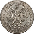 Polska, II RP, 10 złotych 1933, Głowa Kobiety, ze znakiem