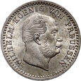 #AK# Prusy, Wilhelm III, 2 1/2 silber groschen 1873 A