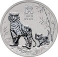 Australia, 1 dolar 2022, Rok tygrysa