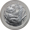 Australia, 30 dolarów 2013, Koala, 1 kg srebra Ag999