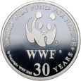 WWF, medal z 1986 roku, Niedźwiedź Polarny, Srebro