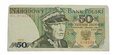 Banknot 50 zł Karol Świerczewski 1988 r 