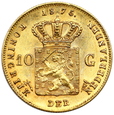 574. Holandia, Wilhelm 10 Guldenów 1875 rok