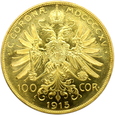 1039. Austria, Franciszek Józef 100 Koron 1915 rok
