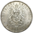 1690.Prusy, Fryderyk III, 5 marek 1888-A