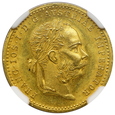 1970. Austria, Franciszek Józef, Dukat 1898 rok NGC MS 64