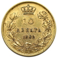 1858. Serbia, Milan I, 10 Dinarów Wiedeń 1882 V