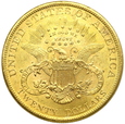 1921.USA, Liberty Head , 20 Dolarów 1899 rok