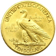 1358. USA, 10 Dolarów 1908 rok Indianin 