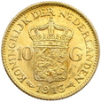622. Holandia, Wilhelmina 10 Guldenów 1913 rok