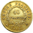 2128. Francja , Napoleon, 40 Franków 1812 