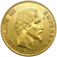 2143. Francja 100 Franków, Napoleon, 1859 A rok