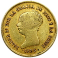 1883.Hiszpania 100 Reis - Isabel II 1855 rok