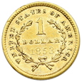 563. USA, 1 Dolar Liberty Head 1853 rok