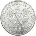 1482. Polska, II RP, 10 złotych 1932, Głowa Kobiety